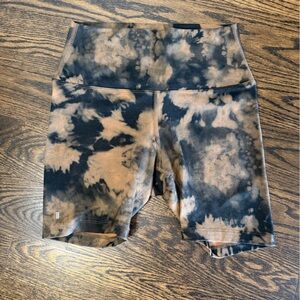 NOBULL • black and tan tie-dye • women shorts